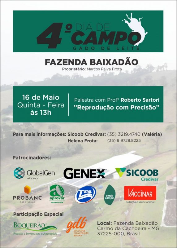 4º Dia de Campo Fazenda Baixadão Divulgação Globalgen