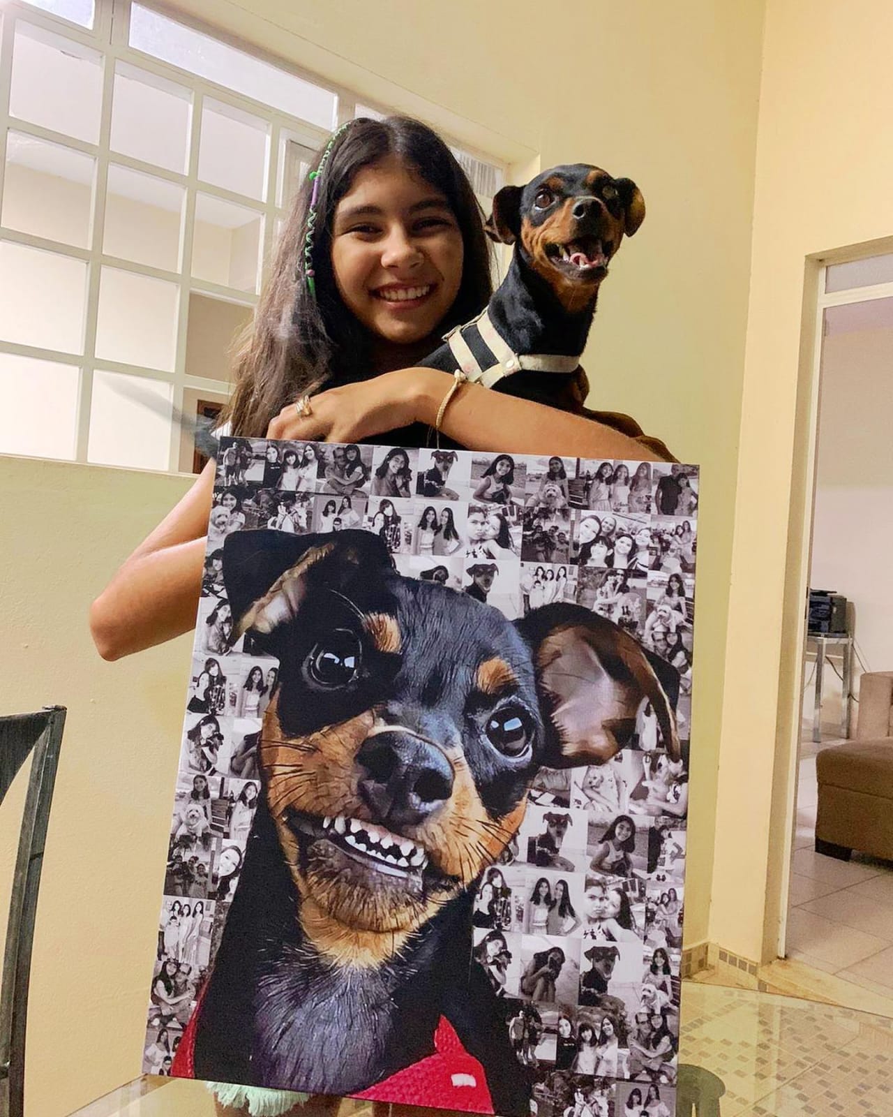 O Meu Quadro Pet. Para cuidar de um de seus cães diagnosticado com leishmaniose, duas jovens transformaram o amor e a necessidade em renda, neste lindo...