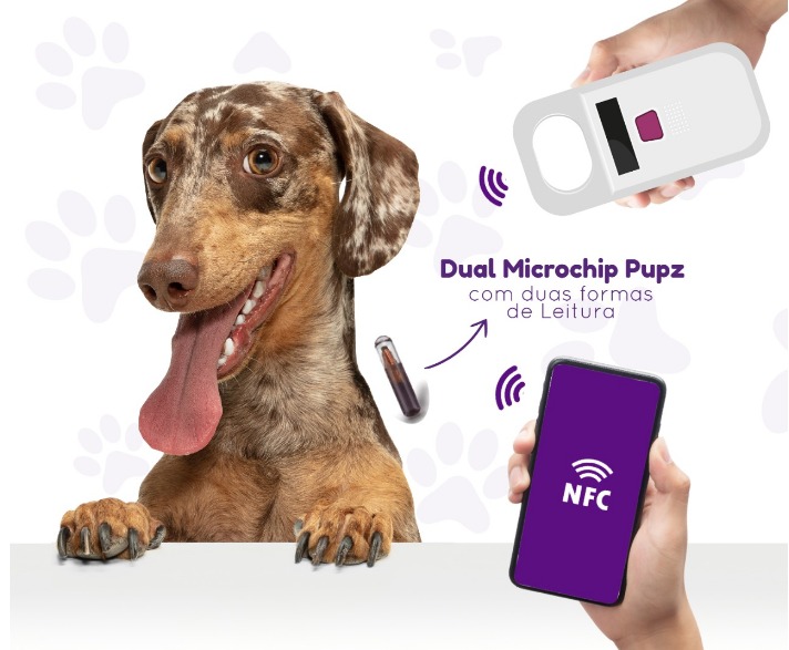 A Pupz lançou uma novidade exclusiva para auxiliar tutores a encontrar e identificar seus animais de estimação: o primeiro Dual Microchip do mundo...